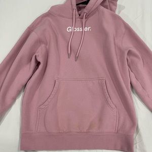 Glossier Pink Hoodie